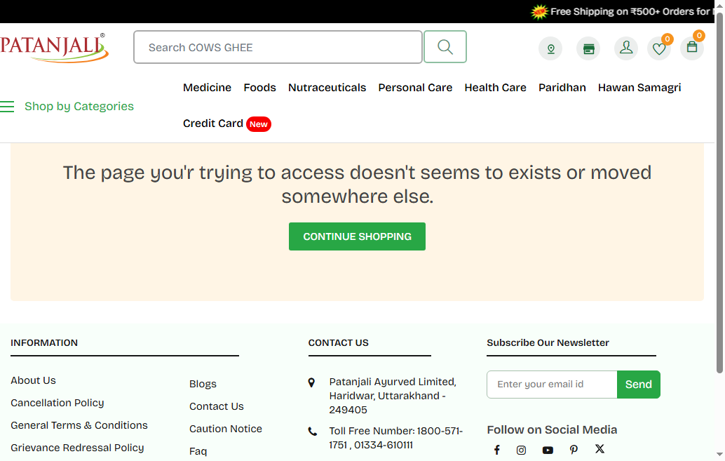 Zandu Care — Free Shipping Progress Bar with Dynamic Threshold